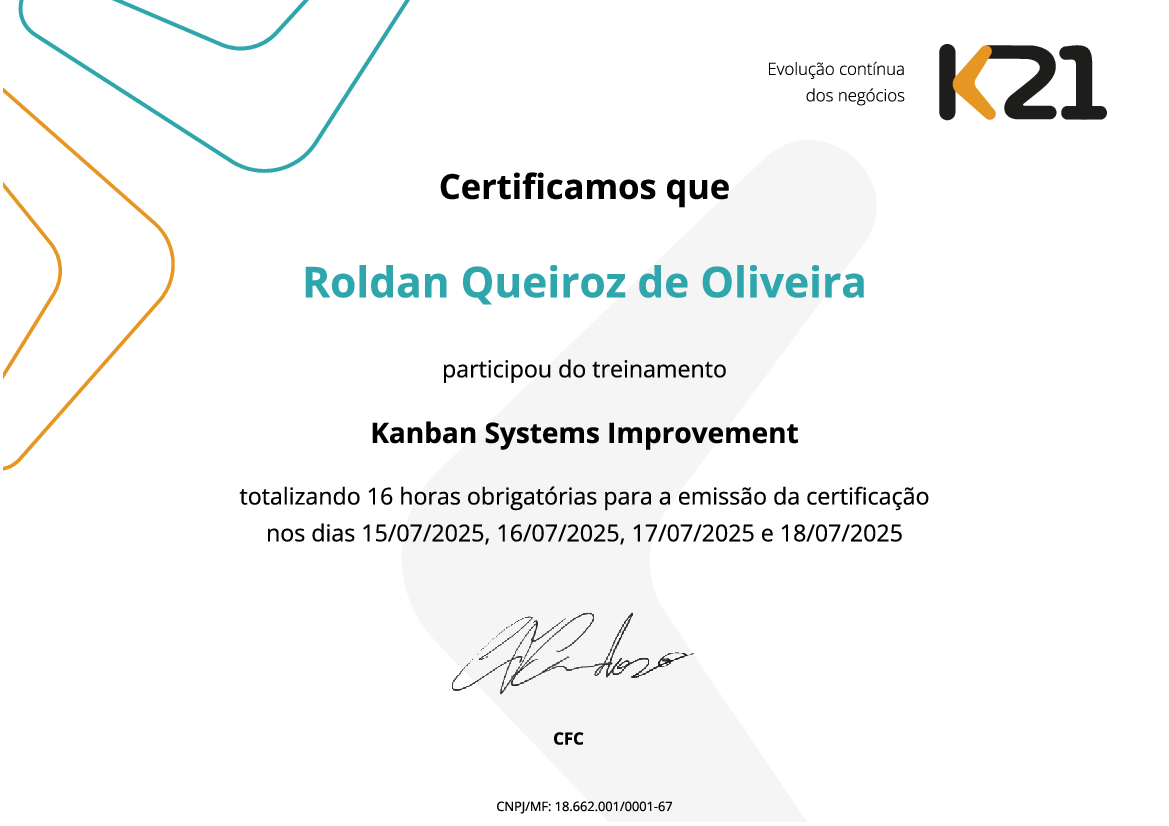 Certificado K21